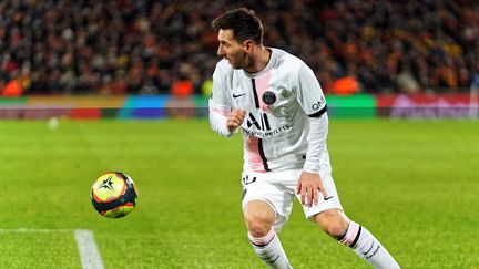 Lionel Messi, ici à Lens, ne jouera pas le match à Lyon dimanche. (JAAK MOINEAU / HANS LUCAS)