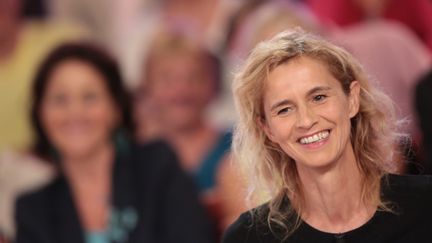 Delphine de Vigan figure parmi les finalistes du prix Renaudot avec son roman "D'après une histoire vraie" (JC Lattès)
 (Frédéric Dugit / PhotoPQR / Le Parisien / MAXPPP)