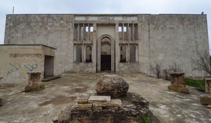 Le musée de Mossoul, en partie détruit par l'Etat Islamique.
 (ZAID AL-OBEIDI / AFP)