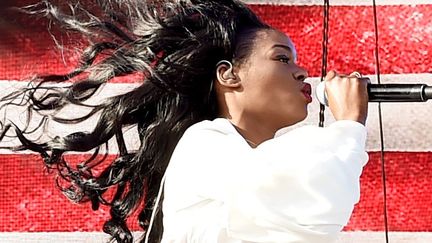 Azealia Banks à l'ouverture du festival Coachella, dans le désert de Californie, le 10 avril.
 (KEVIN WINTER / GETTY IMAGES NORTH AMERICA / AFP)