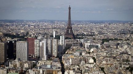 Une vue aérienne de Paris avec la tour Eiffel (JOEL SAGET / AFP)