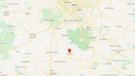 L'enfant est tombé de son immeuble à Pithiviers, dans le Loiret. (GOOGLE MAPS)