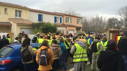 Une battue organisée pour tenter de retrouver le retraité, le 7 janvier 2017. (RADIOFRANCE/VIOLETTE ARTAUD)