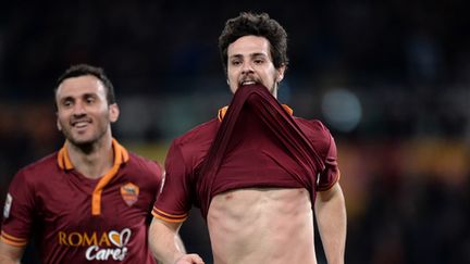 Mattia Destro, un joueur qui a du mordant.  (FILIPPO MONTEFORTE / AFP)