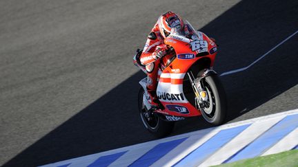 L'Américain Nicky Hayden (Ducati)