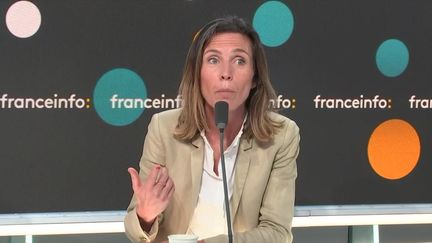 Justine Ryst, directrice générale de YouTube France, le jeudi 7 novembre 2024. (FRANCEINFO / RADIO FRANCE)