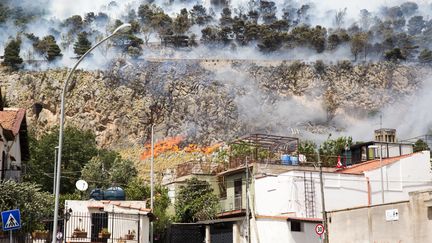 Italie : des incendies, poussés par un vent fort, ravagent le nord de la Sicile