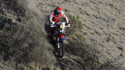 Paulo Goncalves n'ira pas au bout du Dakar 2016 (ERIC VARGIOLU / E.V.A.)