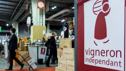 Le salon des vignerons indépendants en novembre 2016.&nbsp; (AURELIEN MORISSARD / MAXPPP)