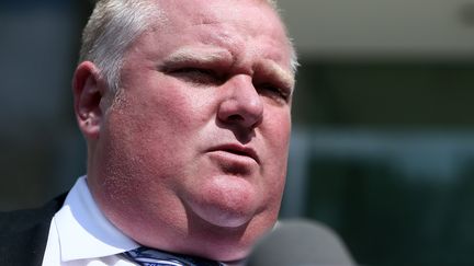 Rob Ford, le maire de Toronto (Canada), le 24 juin 2013. (DAVE ABEL / TORONTO SUN / QMI / AFP)