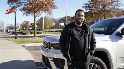 Ibrahim, habitant de Dearborn, dans le Michigan (Etats-Unis), le 8 novembre 2024. (PIERRE-LOUIS CARON / FRANCEINFO)