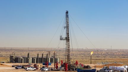 Un site d'extraction de pétrole au Texas, aux États-Unis. (HTTP://IMAGEBROKER.COM/#/SEARCH/9138072)