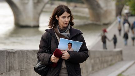 Zabou Breitman interpr&egrave;te la m&egrave;re d'Ilan Halimi dans le film d'Alexandre Arcady "24 jours, la v&eacute;rit&eacute; sur l'affaire Halimi". (PIERRE ANDRIEU / AFP)