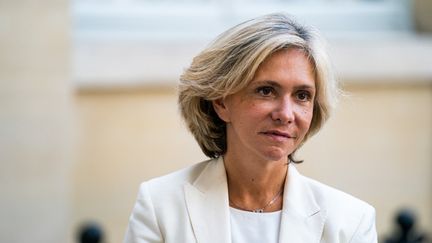 La présidente de la région Ile-de-France Valérie Pécresse, le 13 septembre 2021 à l'hôtel de Matignon, à Paris. (XOSE BOUZAS / HANS LUCAS / AFP)