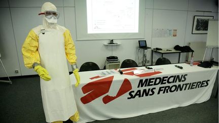 &nbsp; (L'infirmière française de MSF a été transférée en France le 19 septembre © Maxppp)