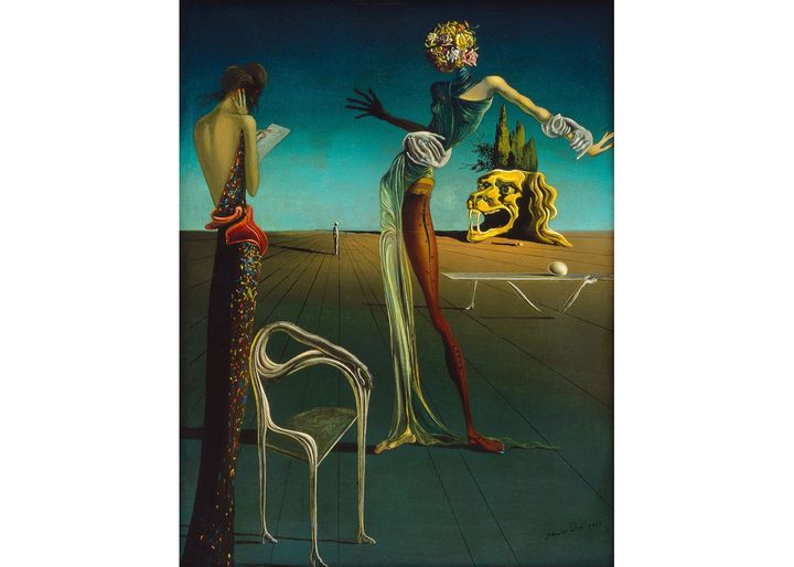 Salvador Dalí, "Femme à tête de roses", 1935, Kunsthaus Zürich (© Fundació Gala-Salvador Dalí, Figueres 2022 / Adagp Paris 2022)