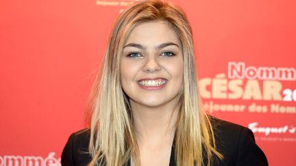 Louane Emera au déjeuner des nominés aux Césars.
 (Alain Jocard / AFP)