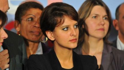 Najat Vallaud-Belkacem, l'une des quatre porte-parole du candidat socialiste, François Hollande. (Jonathan Tessier / citizenside.com)