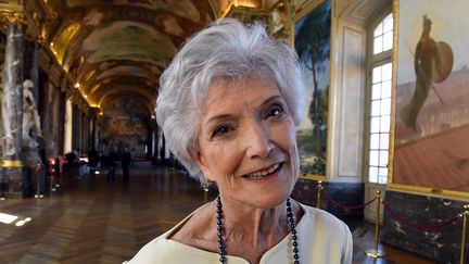 Mady Mesplé,&nbsp;à la mairie de Toulouse, le 21 avril 2015. (THIERRY BORDAS / MAXPPP)