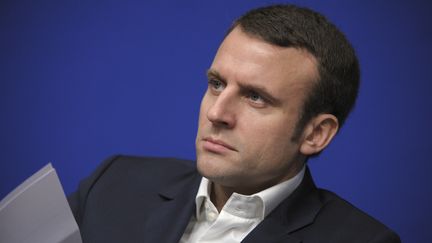 Le ministre de l'Economie Emmanuel Macron, le 23 janvier 2015 &agrave; Paris. (ERIC PIERMONT / AFP)