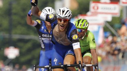 La joie de Matteo Trentin (Etixx-Quick Step) (LUK BENIES / AFP)