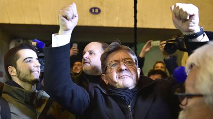 Jean-Luc Mélenchon, le 29 novembre 2016, à Bordeaux (GEORGES GOBET / AFP)