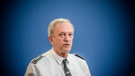 Frédéric Veaux, le directeur général de la police nationale, le 31 août 2020 à Paris. (ARTHUR NICHOLAS ORCHARD / HANS LUCAS / AFP)