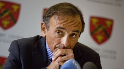 Éric Zemmour le 6 janvier 2015 à Bruxelles, où il est venu promouvoir son livre.
 (Virginia Mayo / AP / Sipa)