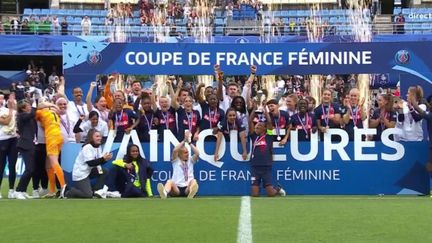 Grace Geyoro remporte la 4e Coupe de France du Paris Saint-Germain.