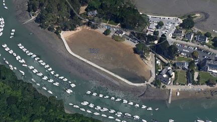 Vue de la piscine de Conleau, &agrave; Vannes (Morbihan). (GOOGLE MAPS)