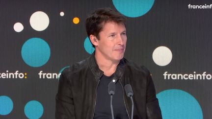 James Blunt était l'invité d'Élodie Suigo sur franceinfo, le 30 octobre 2023. (FRANCEINFO / RADIO FRANCE)