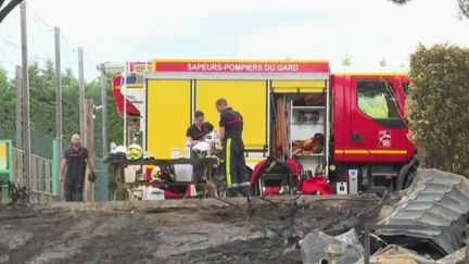 Gard : un camping du département a été en partie brûlé lors d'un incendie (France 2)