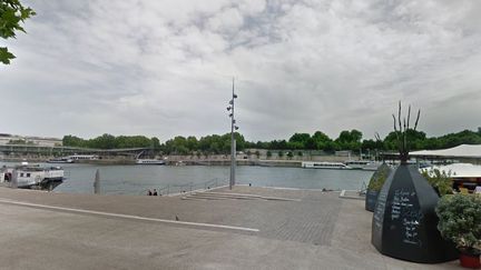 Le quai Fran&ccedil;ois-Mauriac, dans le 13e arrondissement de Paris. (GOOGLE STREET VIEW / FRANCETV INFO)