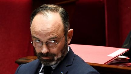 Edouard Philippe à l'Assemblée nationale, le 21 janvier 2020. (BERTRAND GUAY / AFP)