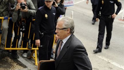 Le juge Garzon à la Cour Suprême à Madrid - 10/05/10 (AFP Dominique Faget)