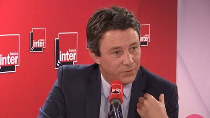 Benjamin Griveaux, candidat LREM à la mairie de Paris, invité de France Inter le 13 janvier 2020. (FRANCE INTER / RADIO  FRANCE)