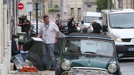 Une femme a &eacute;t&eacute; abattue &agrave; Bordeaux en pleine rue, le 13 juin 2012.&nbsp; (LARTIGUE STEPHANE / MAXPPP)