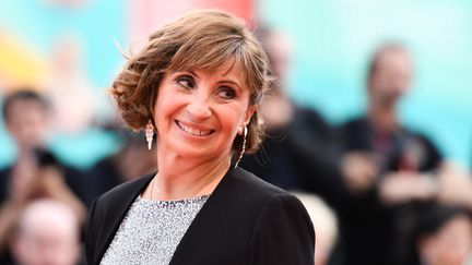 L'actrice&nbsp;Ariane Ascaride, à Venise, le 7 septembre 2019. (ALBERTO PIZZOLI / AFP)