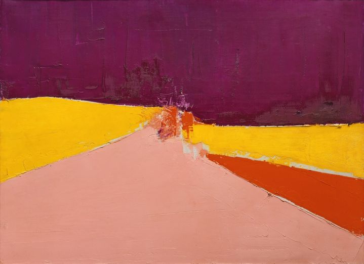 Nicolas de Staël, Agrigente, 1954, Huile sur toile, 60 x 81 cm, Collection Privée / Courtesy Applicat-Prazan, Paris © Adagp, Paris, 2018 (Photo : © Comité Nicolas de Staël)