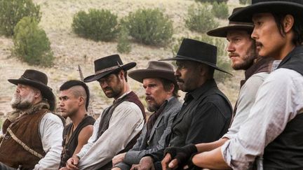 Byung-hun Lee, Chris Pratt, Denzel Washington, Ethan Hawke, Manuel Garcia-rulfo, Vincent D'Onofri, Martin Sensmeier  - "Les 7 Mercenaires" de Antoine Fuqua
 ( Sony Pictures Releasing France)