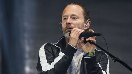 Thom Yorke sur scène le 6 août 2016 au Lands Music Festival de San Francisco.
 (Amy Harris/AP/SIPA)