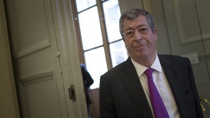 Patrick Balkany, d&eacute;put&eacute;-maire de Levallois-Perret (Hauts-de-Seine), &agrave; l'Assembl&eacute;e nationale, le 21 janvier 2015. (MAXPPP)