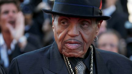 Joe Jackson, le père de Michael Jackson, au festival de Cannes, le 23 mai 2014. (REGIS DUVIGNAU / REUTERS)