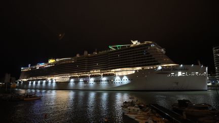 Le Costa Smeralda, à Savonna, en Italie, le 20 décembre 2019. (DANILO VIGO / IPA / MAXPPP)