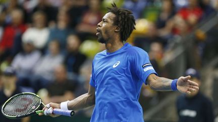 &nbsp; (Gaël Monfils a apporté le deuxième point de la journée en battant Kohlschreiber © AP/SIPA/Michael Probst)