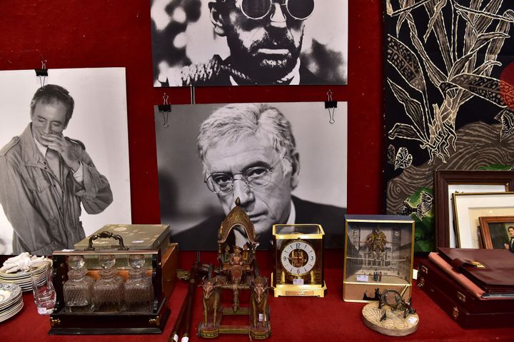 Vente à Drouot de souvenirs de Montand et Signoret, juin 2017
 (CHRISTOPHE ARCHAMBAULT / AFP)