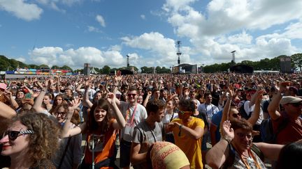 Lors du festival des Vieilles Charrues en 2019. (HUGO MARIE / EPA)