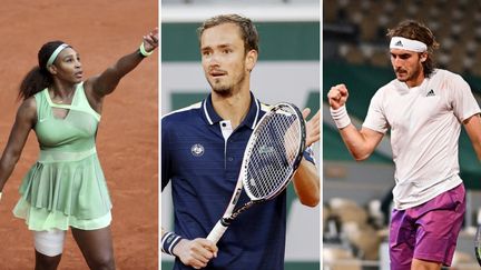 Serena Williams, Daniil Medvedev, Stefanos Tsitsipas sont en lice pour les huitièmes de finale dimanche.&nbsp; (AFP)