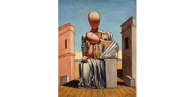 Giorgio de Chirico, Antigone consolatrice, 1973, Musée d&#039;art moderne de la Ville de Paris, Legs Isabella Pakswer-de-Chirico
 (ADAGP, Paris 2011)