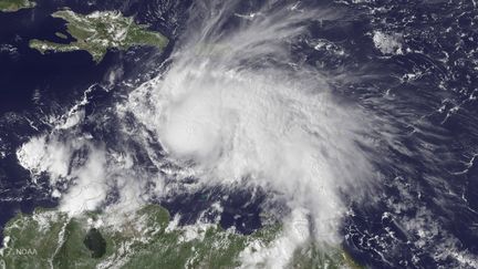 L'ouragan Matthew, le 29 septembre 2016 dans les Caraïbes. (NOAA / AFP)